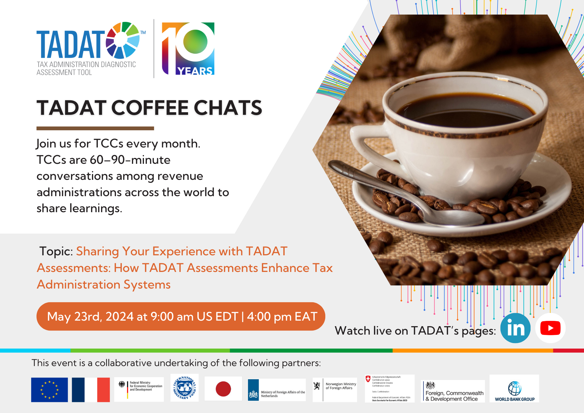 TCC - Event save the date e-flyer  -  April 25th, 2024 at 9:00 am US EST